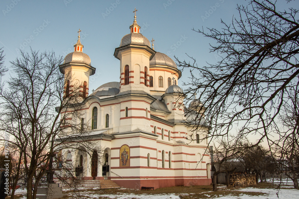Church, Orthodox, St. Nicholas, Bistrita, Bargaului, 2020, Bistrita, Romania