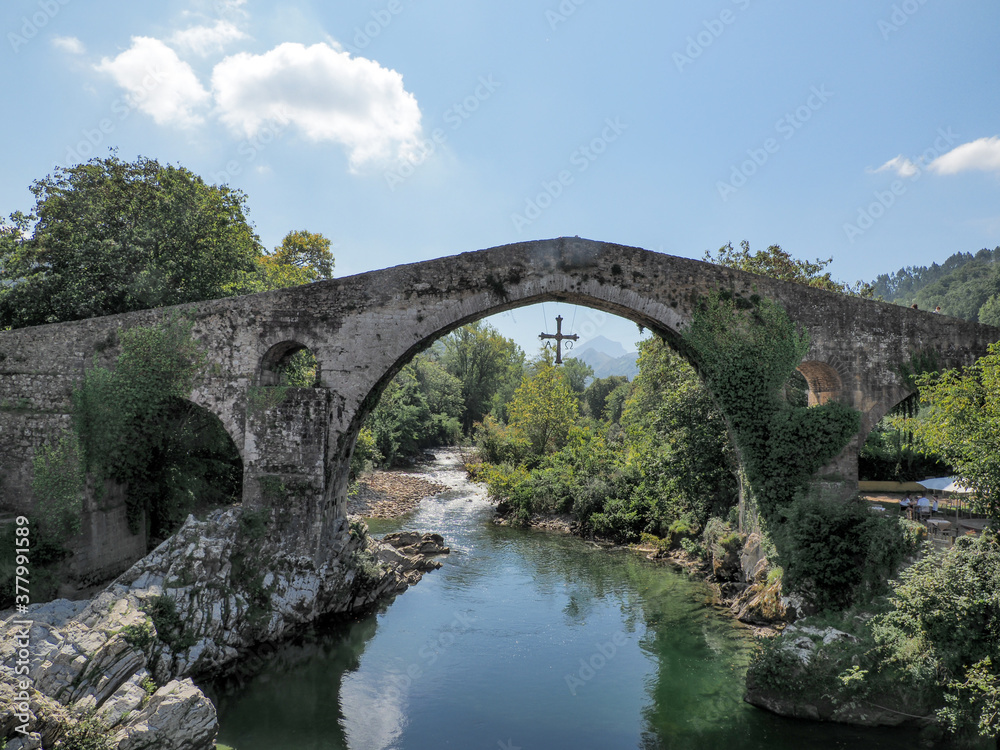 bridge over the river Sella 