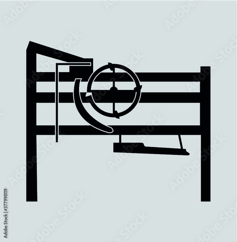 Threshing-machine, Tresher silhouette