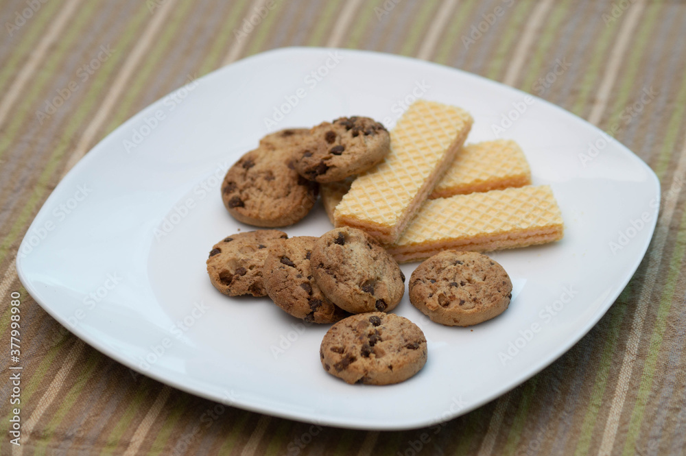 Chocochips y waffles