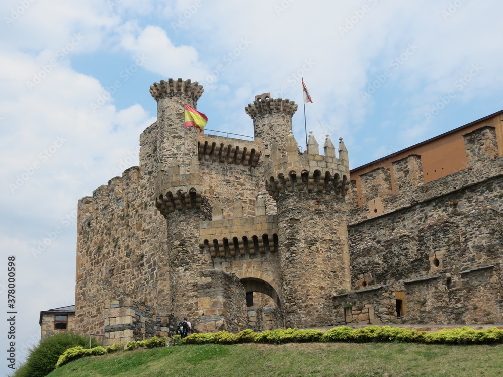Templar castle in Ponferrada