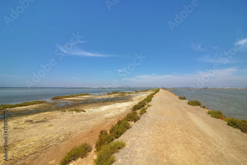 Salinas  lodos y Mar Menor en San Pedro del Pinatar  Espa  a