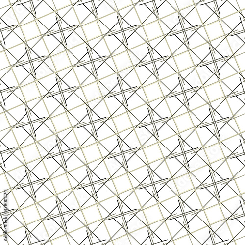 vector drawing consisting of thin linear elements. patterns, lattices, straight and rounded intersecting lines.