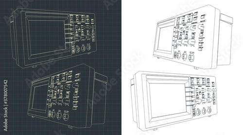 Oscilloscope drawings