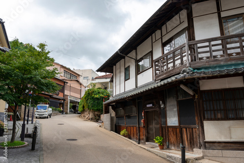 Obraz na płótnie Street view of Arima-cho, Kobe city, Hyogo, Japan w salonie