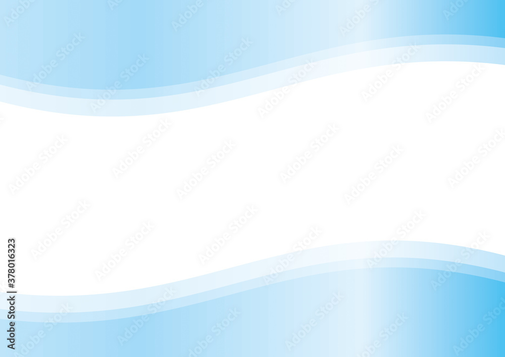 水色のウェーブ抽象的な背景stock Vector Adobe Stock