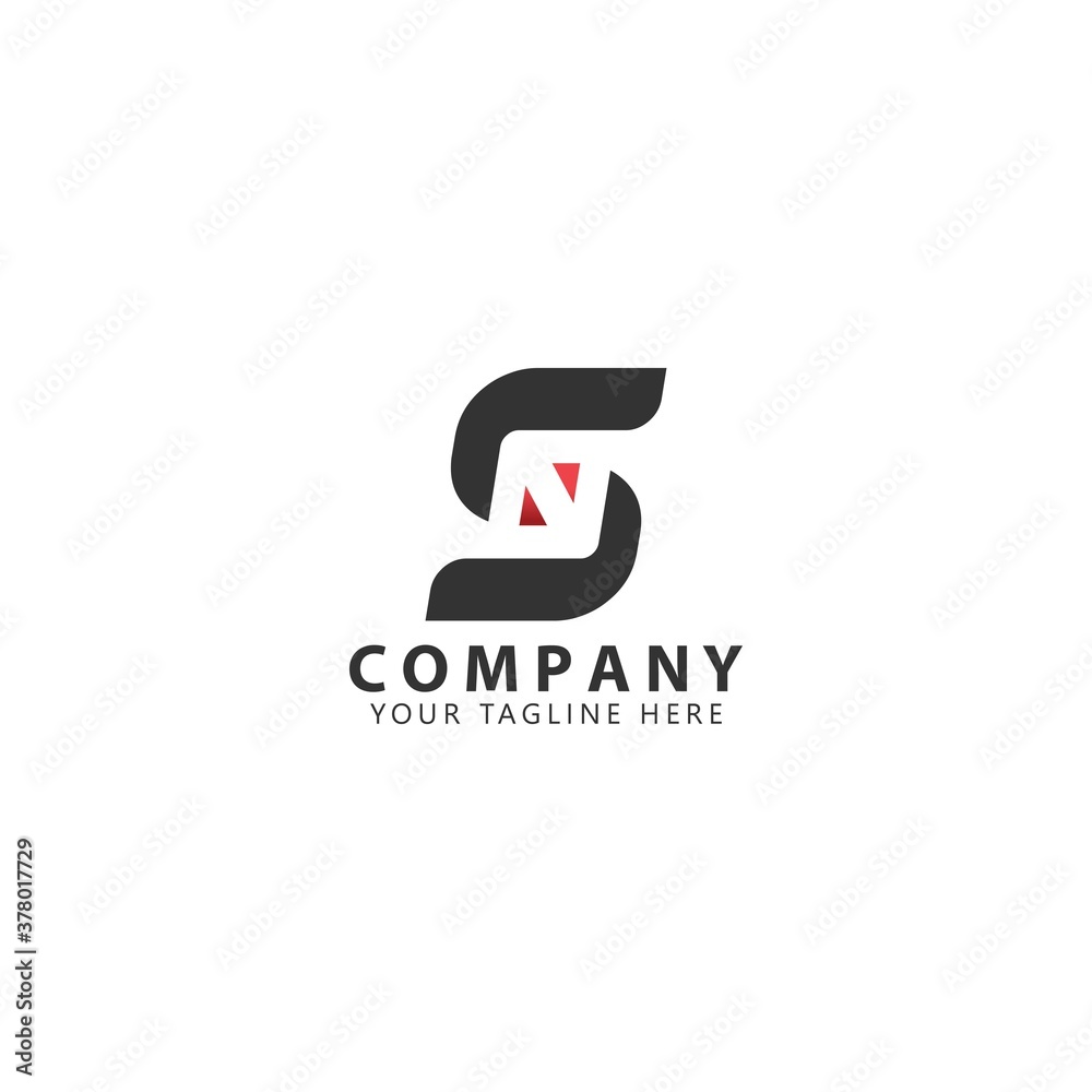 Initial SN Logo Design Inspiration Vector Initial SN Logo Design Inspiration Vector