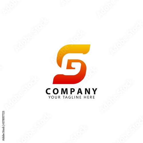 Initial SG Logo Design Inspiration Vector