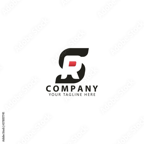 Initial SR Logo Design Inspiration Vector