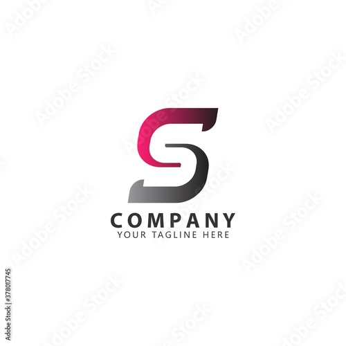 Initial SS Logo Design Inspiration Vector