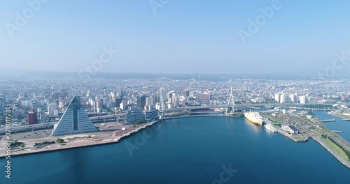 《青森県》青森市の空撮