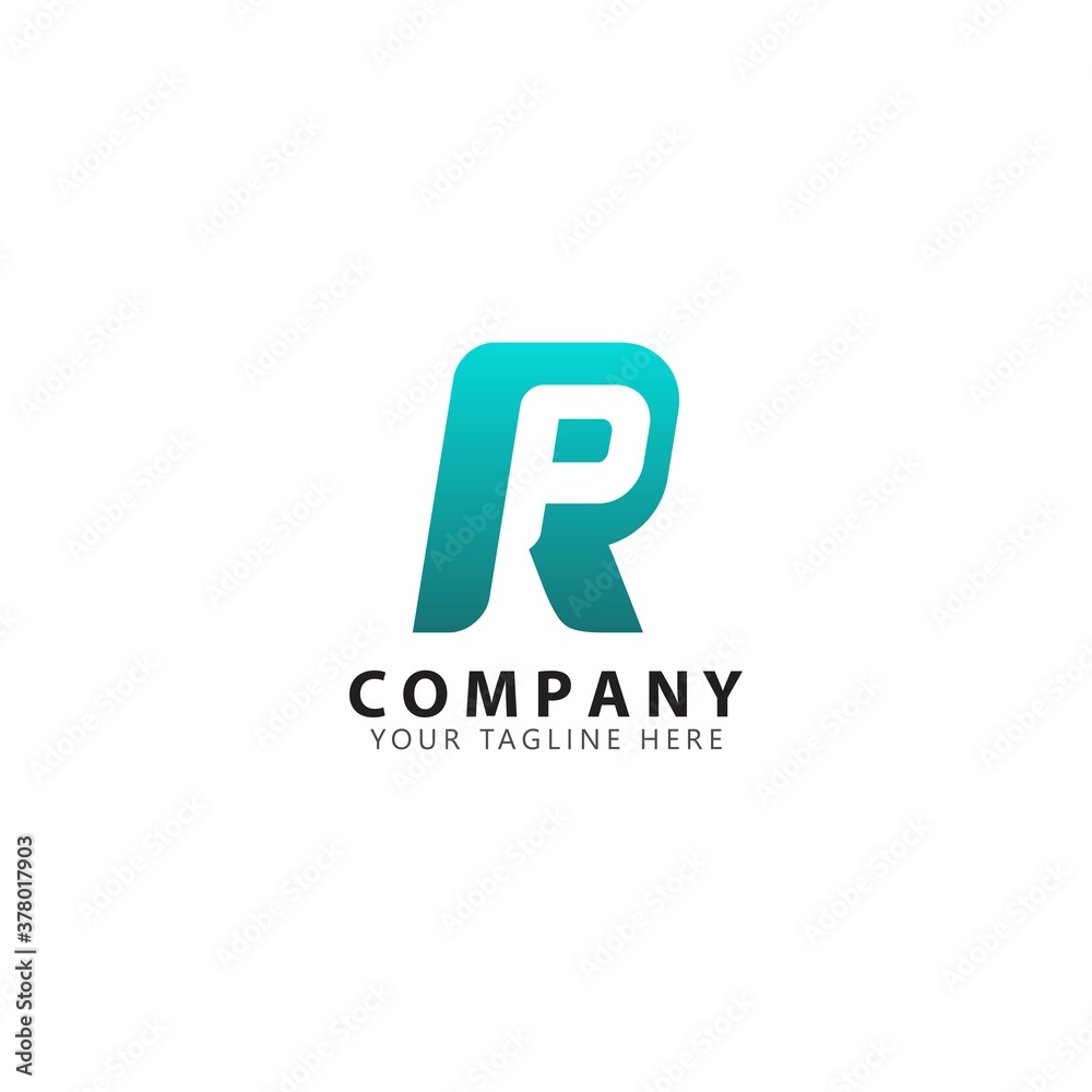 Initial Rp Logo Design Vector Initial Rp Logo Design Vector