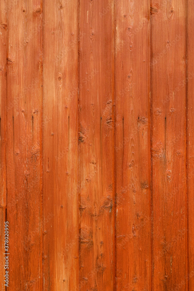 The texture of old wooden boards Painted orange. The texture of old wooden boards Painted orange.