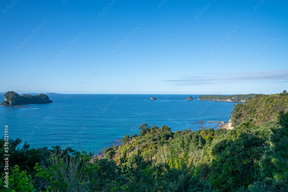 View from Coromandel coast to sea