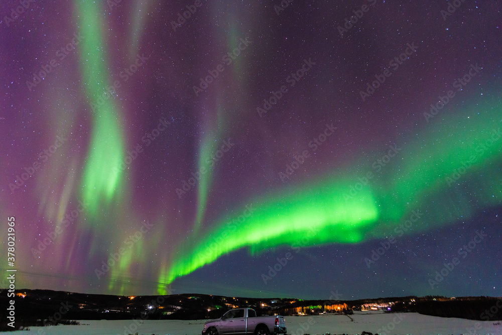 Northern lights,  Fairbanks, Alaska