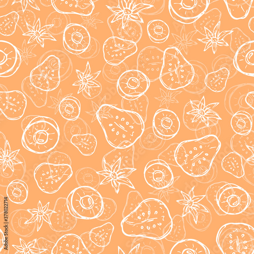 Fototapeta Naklejka Na Ścianę i Meble -  Fruit Pattern