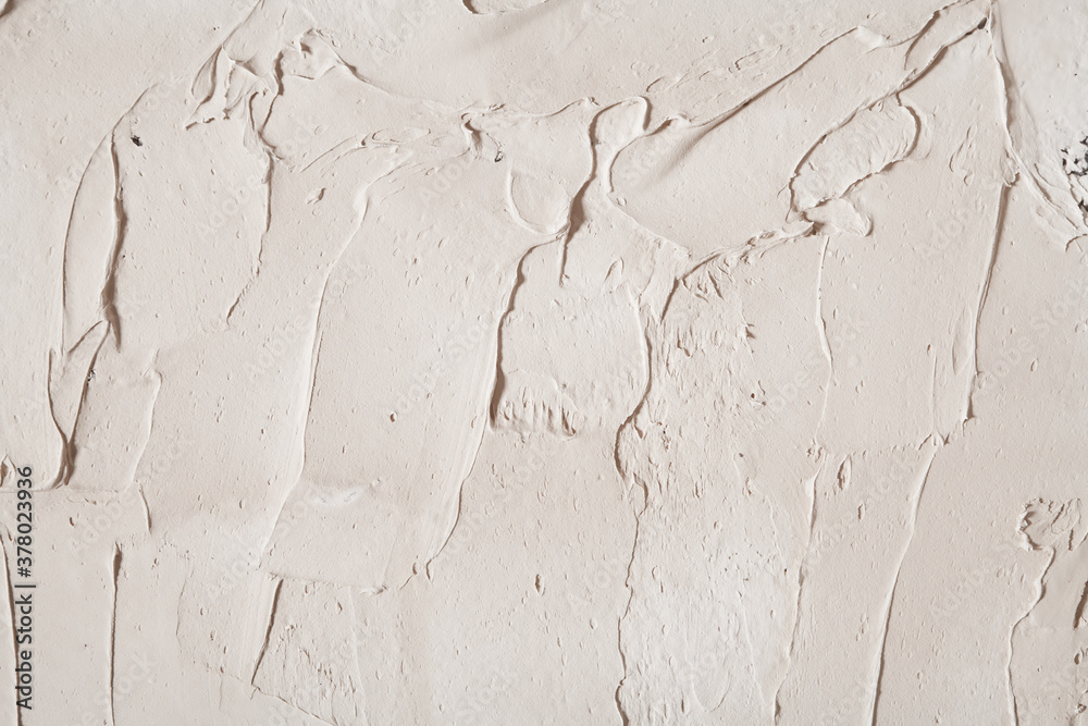 Fototapeta premium Putty background. Renovating house. Texture