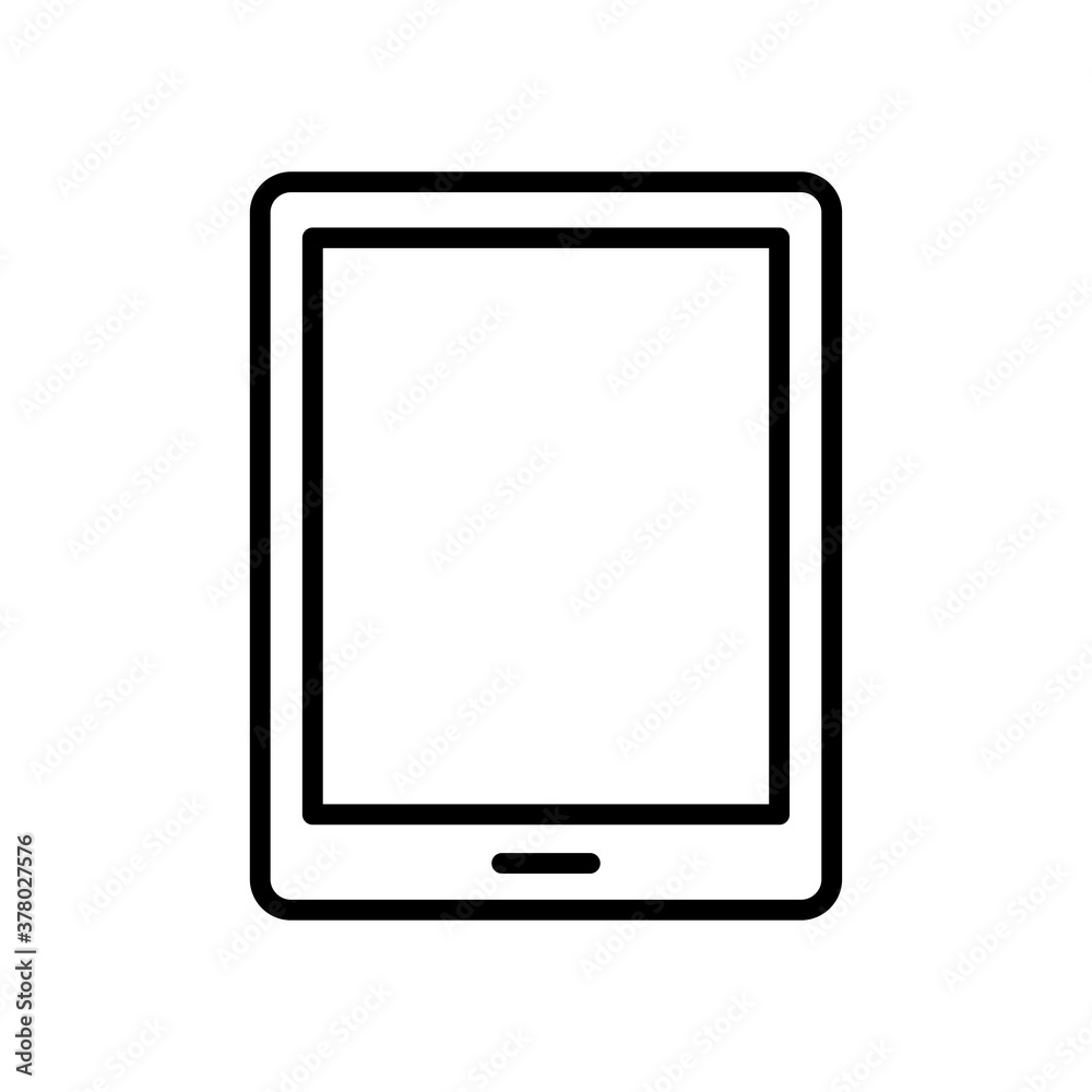 tablet device tech line style icon tablet device tech line style icon