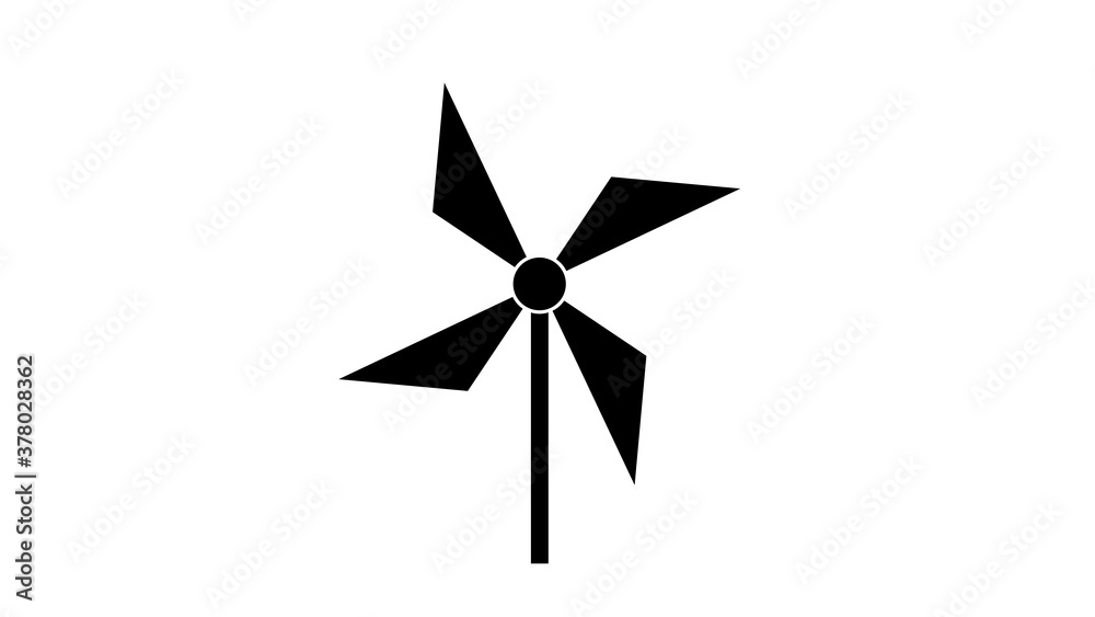 air pinwheel abstract icon design template air pinwheel abstract icon design template