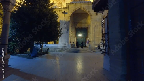 Pov enter at Sehzade Camii or the Prince Mosque built by Suleiman the Magnificent for his son Sehzade photo