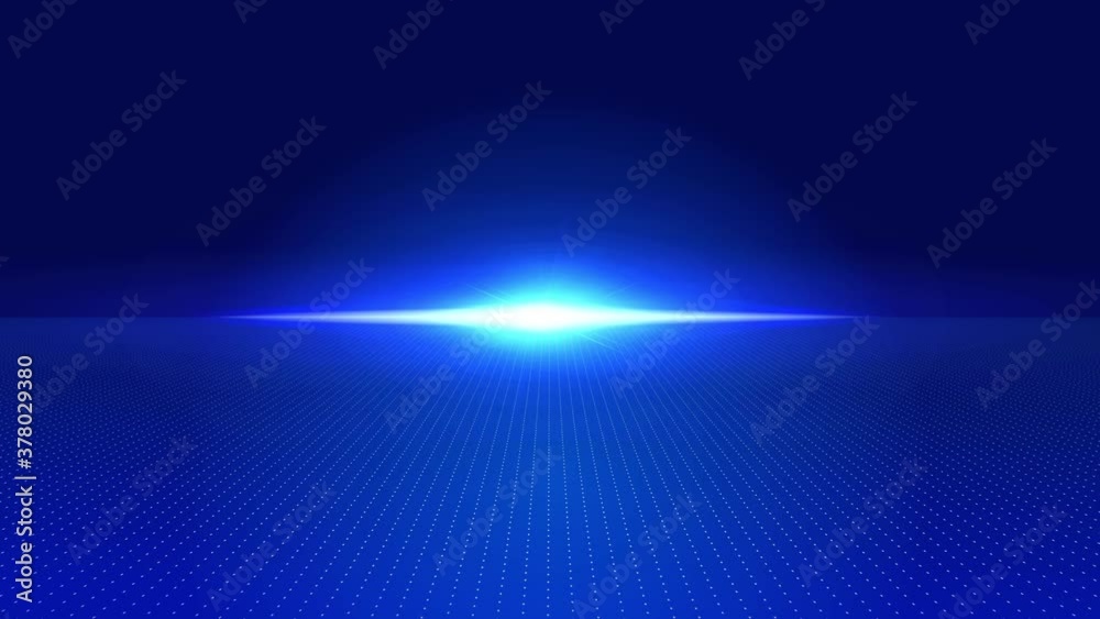 futuristic light with big data motion background endless looping - 4K