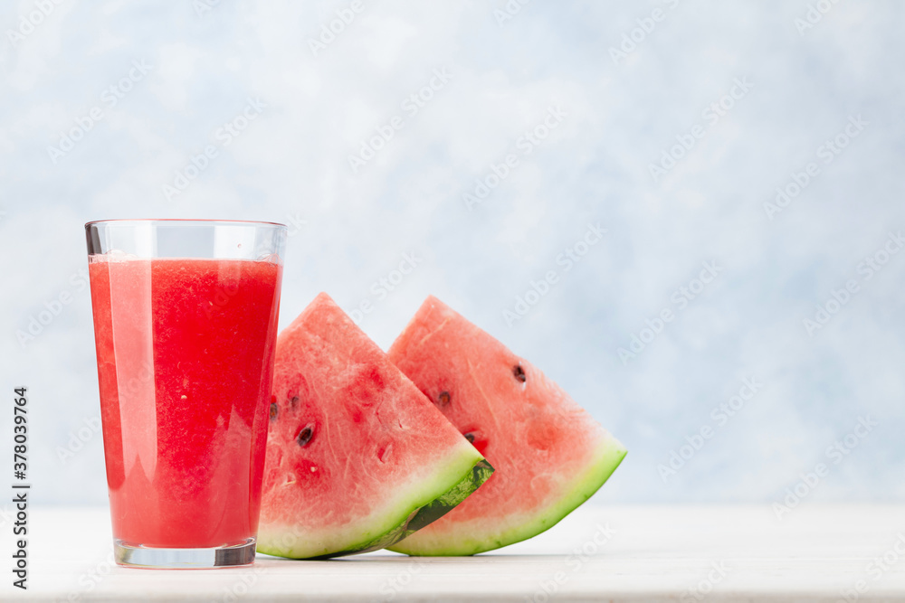 Fresh and juicy watermelon smoothie Fresh and juicy watermelon smoothie