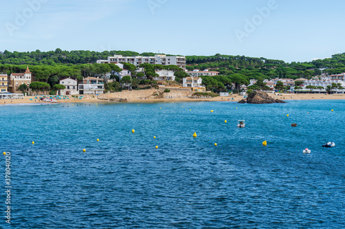 Views of "De la Fosca" beach in Palamós.