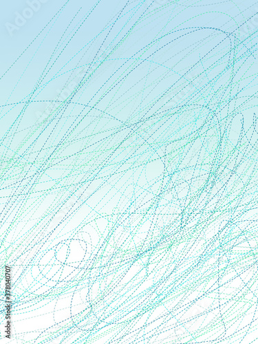 Dashed line multi colored spectrum abstract background