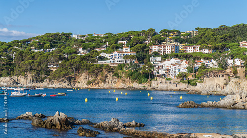 Views of the town of "Calella de Palafrugell".