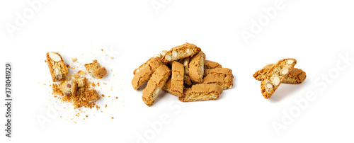 Tableau sur toile Biscotti Di Prato, Cantuccini or Cantucci Shortbread with Almond