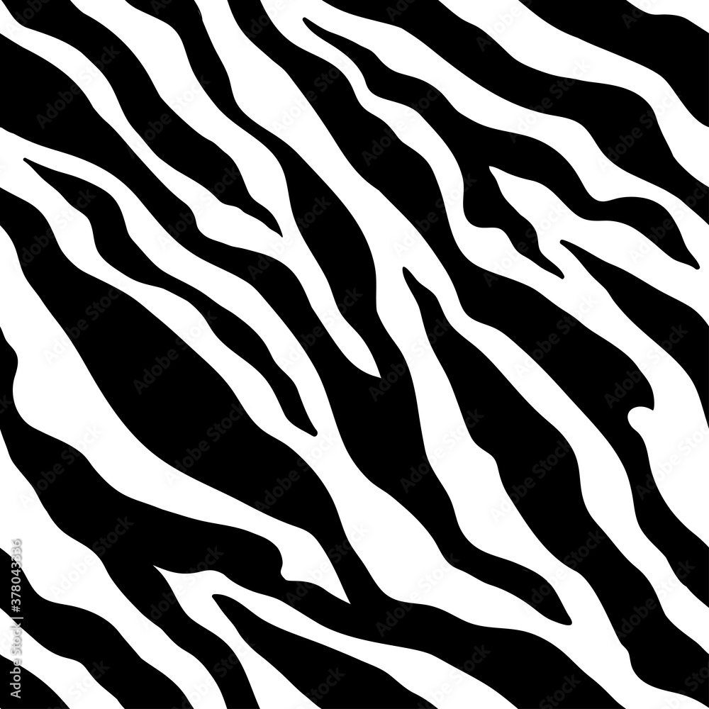 Fototapeta premium Zwierzęcy nadruk zebry