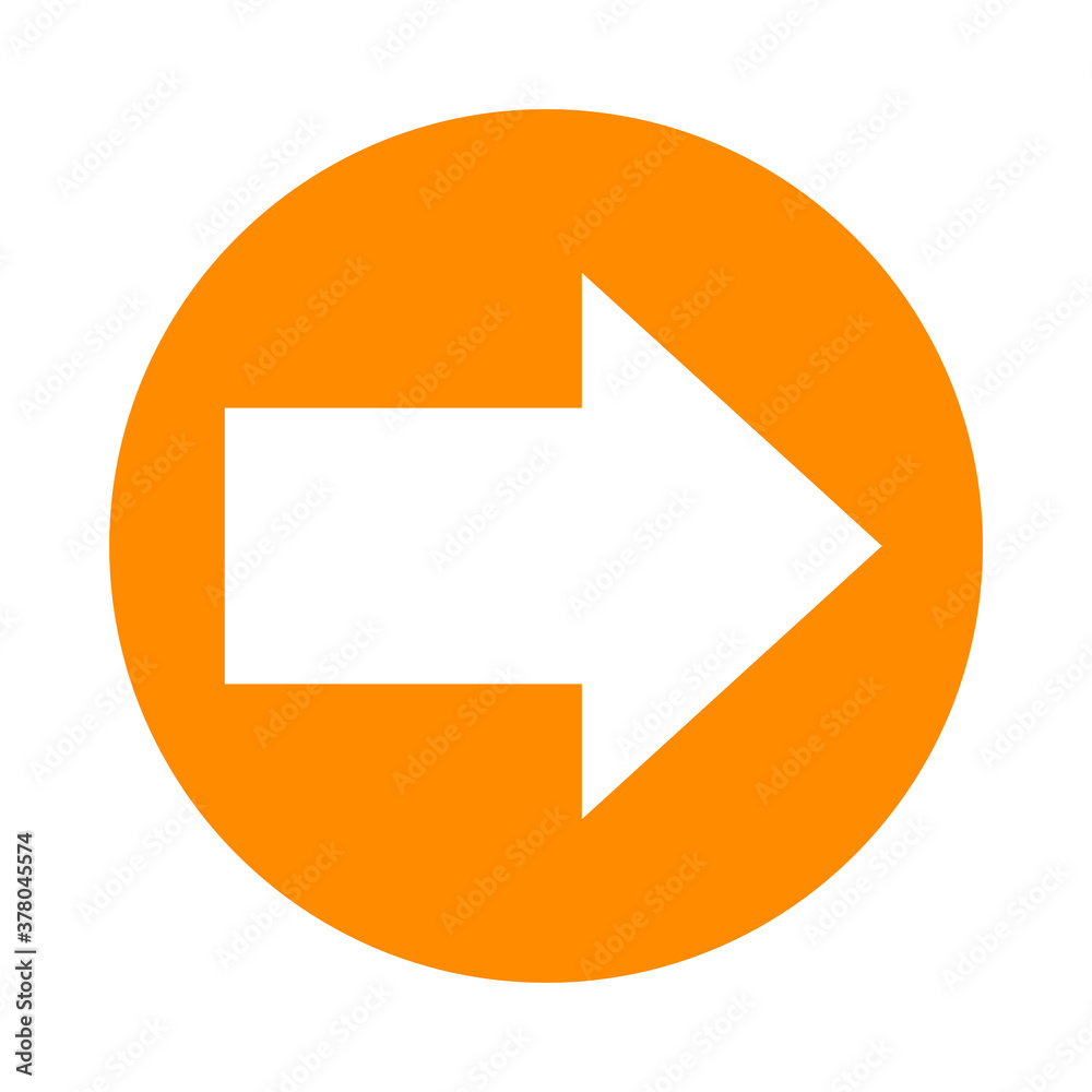 arrow pointing right in circle orange for icon flat isolated on white, circle with arrow for button interface app, clip art arrow sign, arrow simple symbol for direction arrow pointing right in circle orange for icon flat isolated on white, circle with arrow for button interface app, clip art arrow sign, arrow simple symbol for direction