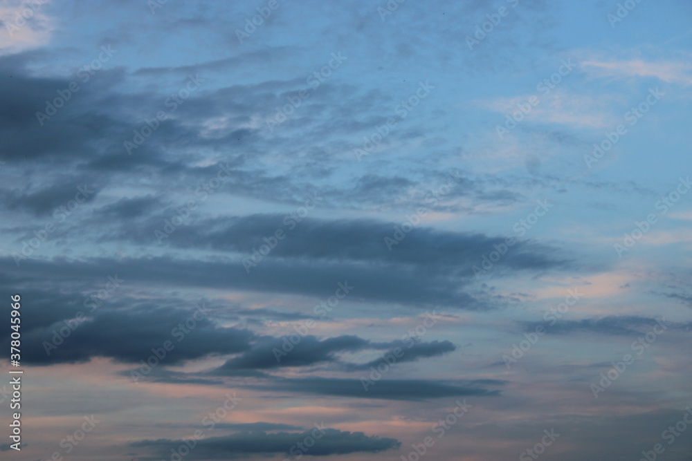 Evening clouds