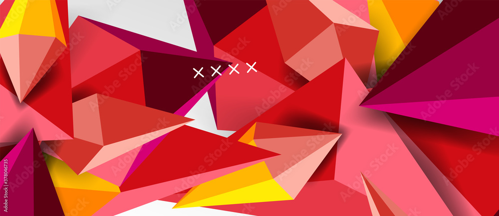 3d low poly abstract shape background vector illustration 3d low poly abstract shape background vector illustration
