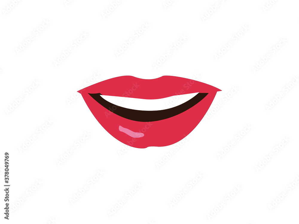 Premium Vector  Set of mouth animation isolated on white