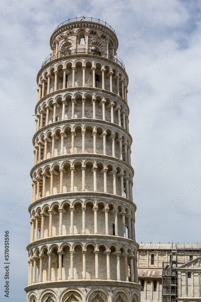 View of Pisa Leaning Tower, Italy