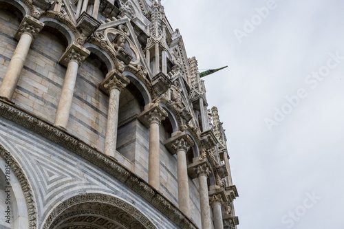 Pisa Baptistery Facade Detail, Piazza dei Miracoli