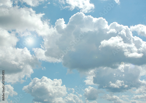 Cloudy sky background
