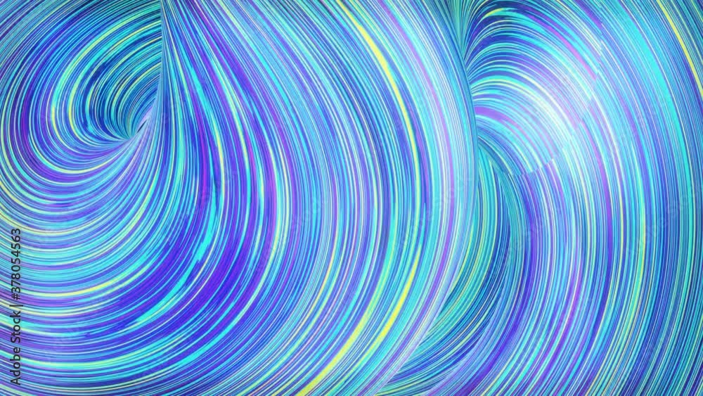 Involute torus close-up, sci-fi form universe created from multi-colored stripes with fashionable psychedelic color scheme, 3d rendering, mathematical surface, screensaver, infinite loop, endless Involute torus close-up, sci-fi form universe created from multi-colored stripes with fashionable psychedelic color scheme, 3d rendering, mathematical surface, screensaver, infinite loop, endless