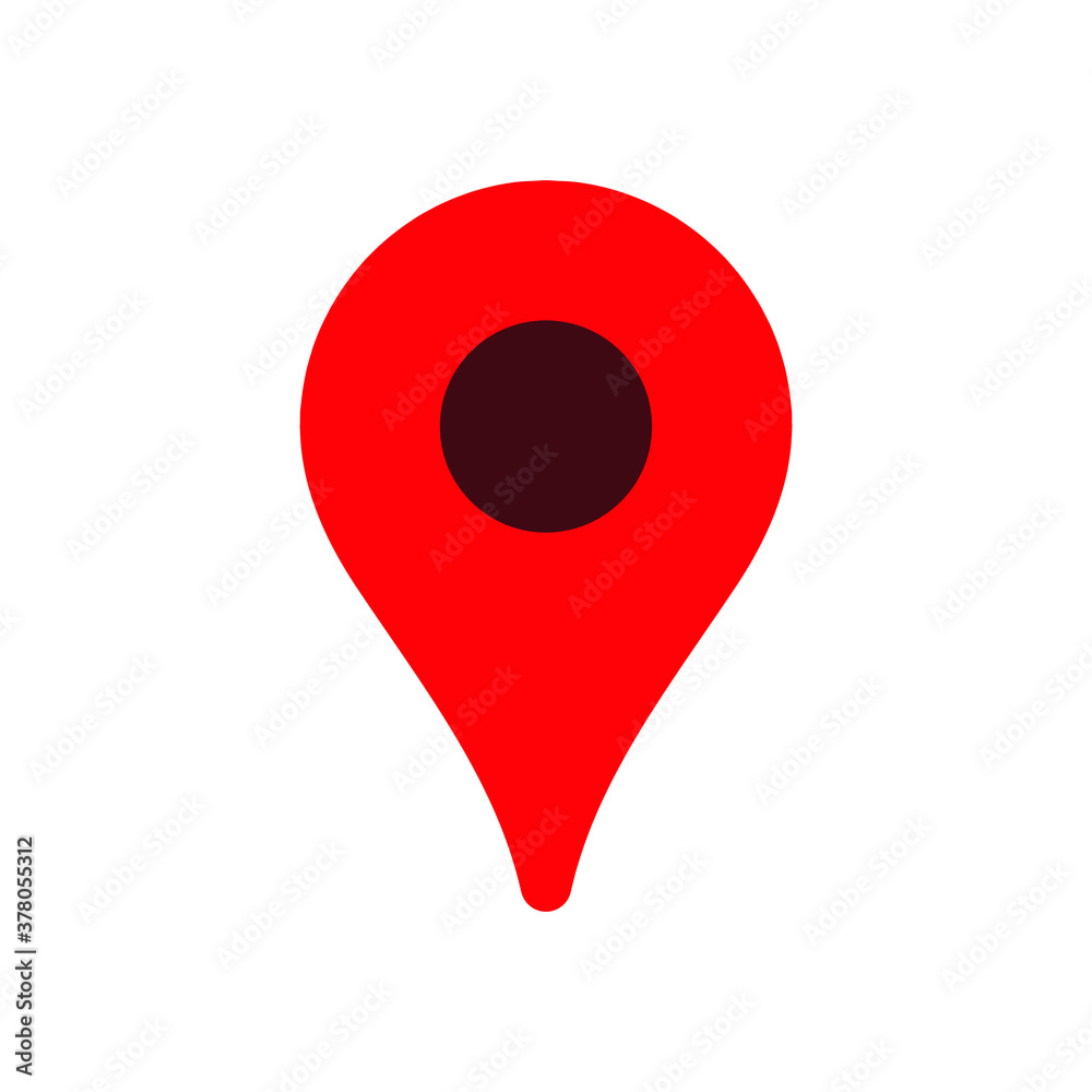 Map pointer icon, GPS location symbol, Maps pin, Location map icon Map pointer icon, GPS location symbol, Maps pin, Location map icon