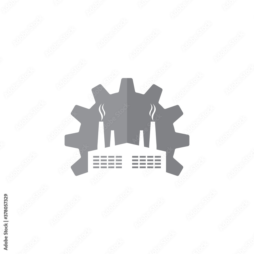 Abstract Manufacturing Vector , Industry Logo Abstract Manufacturing Vector , Industry Logo