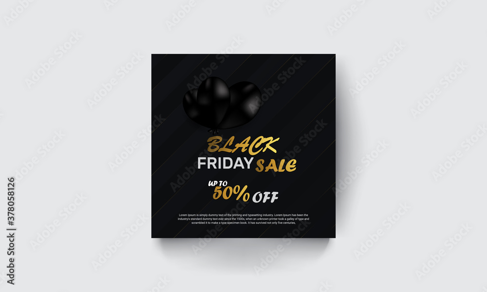 Black Friday sale banner design, special offers, and discounts, Black Friday dark background golden text Black Friday sale banner design, special offers, and discounts, Black Friday dark background golden text