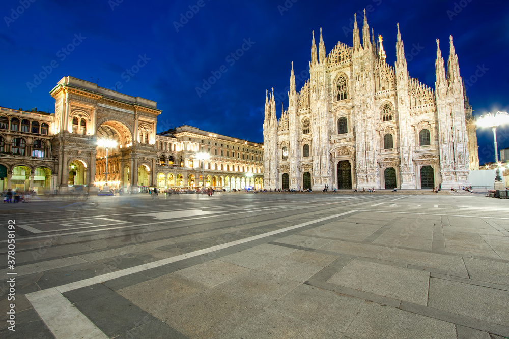Duomo of Milan, One of the most famous cathedral all around the world. Gothic style architecture.