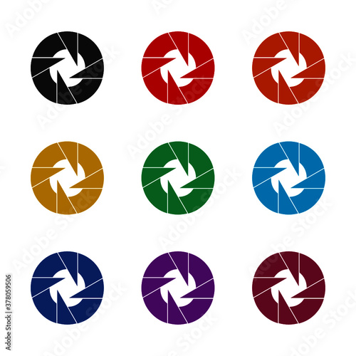 Free Download Letter O Design Logo, color set - GFXLoad