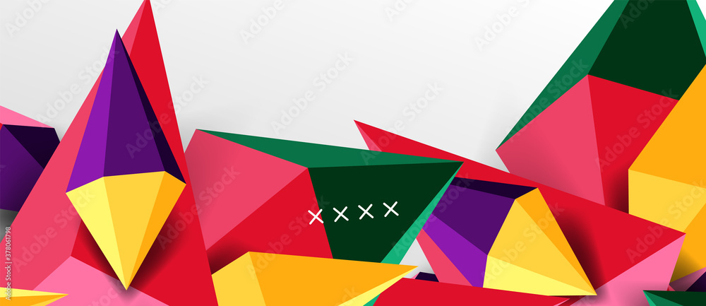 3d low poly abstract shape background vector illustration 3d low poly abstract shape background vector illustration