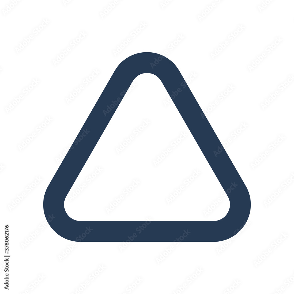 Triangle up arrow or pyramid line art vector icon, triangle sign Triangle up arrow or pyramid line art vector icon, triangle sign