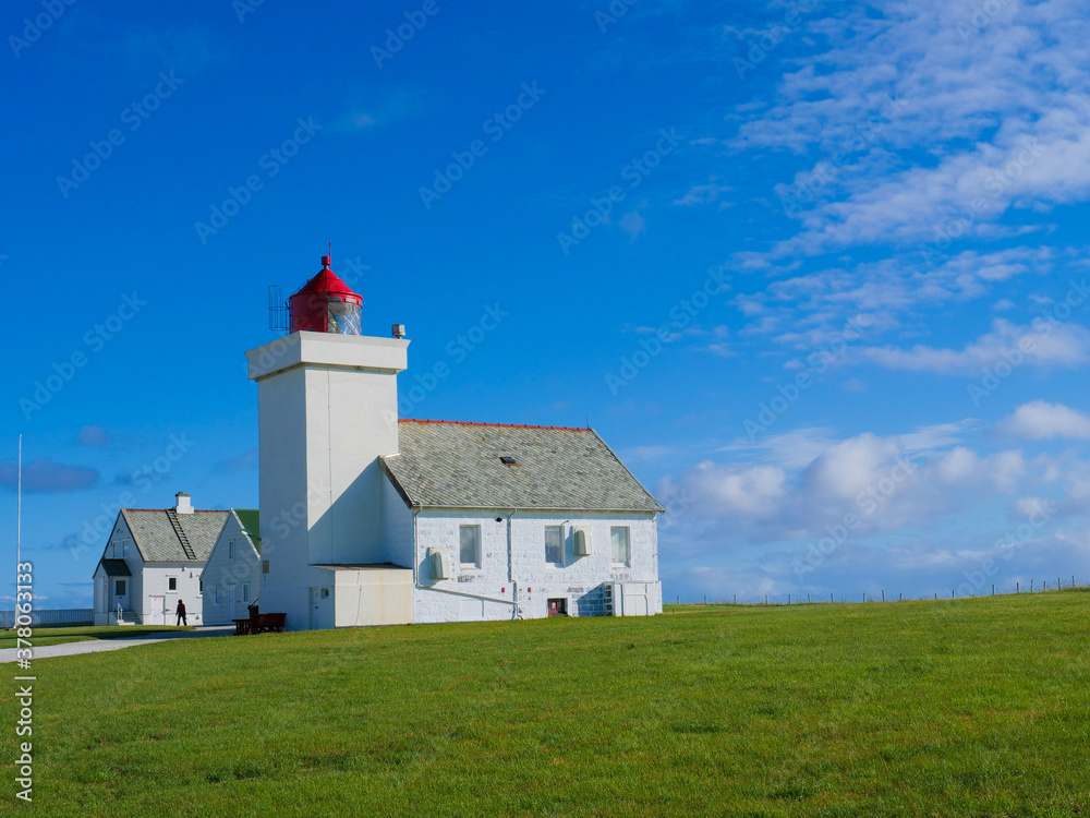 Obrestad lighthouse in Norway. Obrestad lighthouse in Norway.