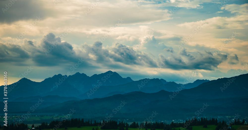 Cloudy mountains