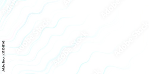 Light BLUE vector template with bent lines.
