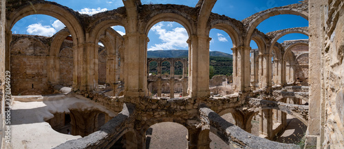 Rioseco abandoned monastery in Castilla y Leon (Spain)